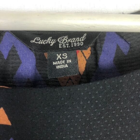 Lucky Brand Aztec print blouse  - Picture 4 of 6